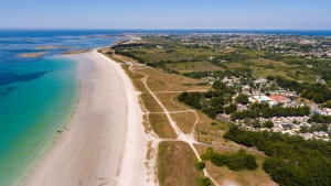 Camping la Plage vue aérienne