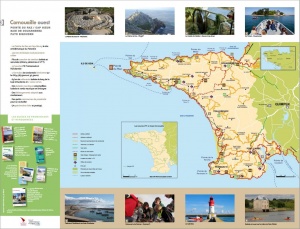 Incontournables - Carte Touristique de Cornouaille Ouest