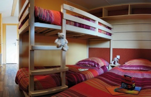 lodge 4 personnes 28m² - chambre enfants
