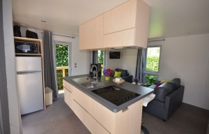 Cottage Keywest 6 personnes deux lodges - cuisine